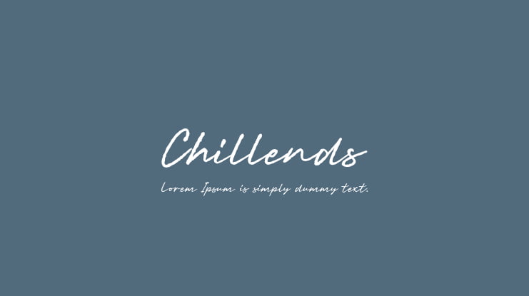 Chillends Font