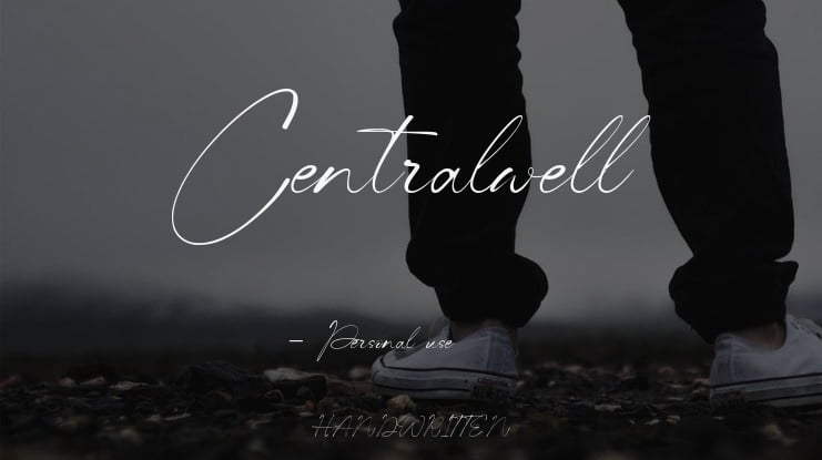 Centralwell - Personal use Font