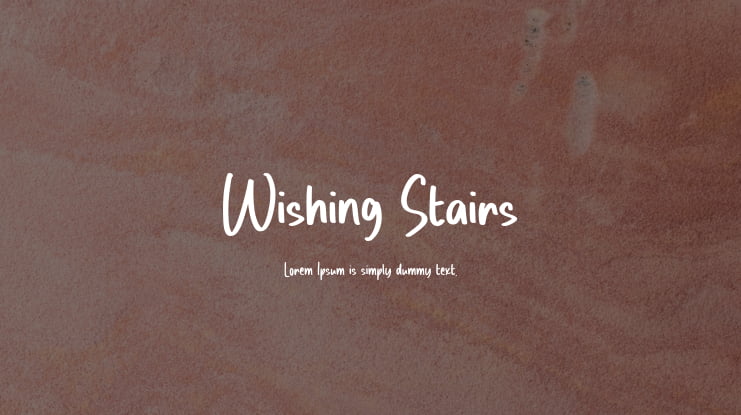 Wishing Stairs Font