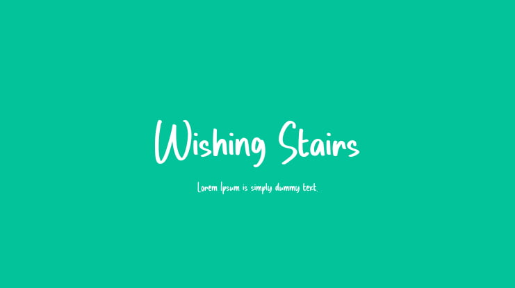 Wishing Stairs Font