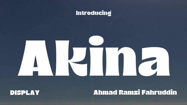 Akina Font