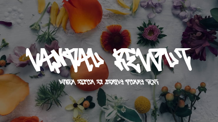 Vandal Revolt Font