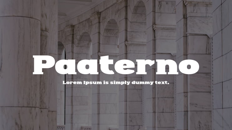 Paaterno Font