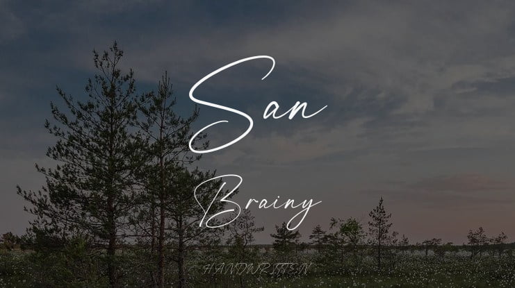 San Brainy Font