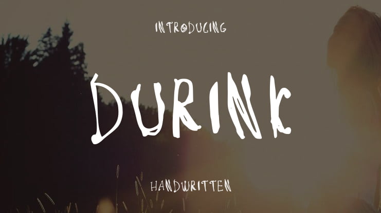 Durink Font