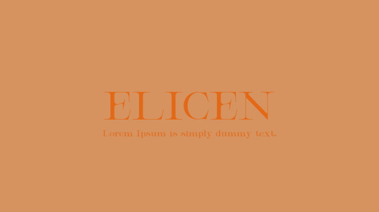 ELICEN Font