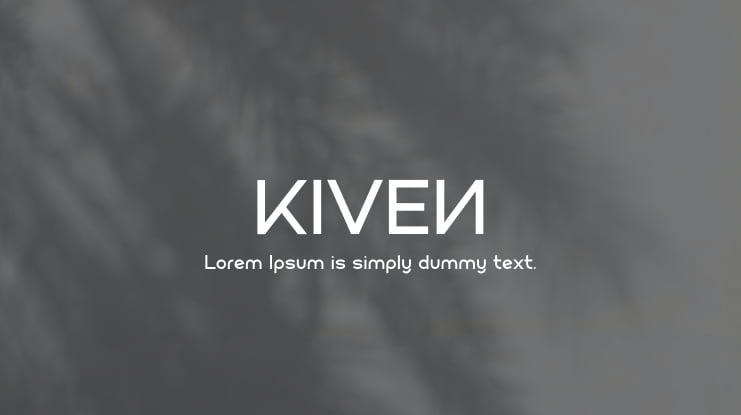 KIVEN Font