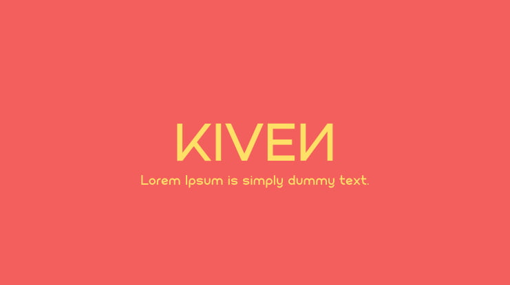 KIVEN Font