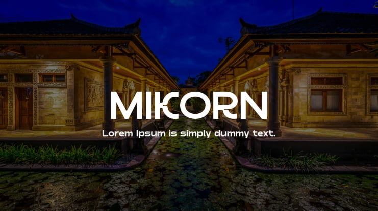 MIKORN Font