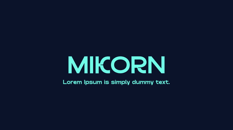 MIKORN Font