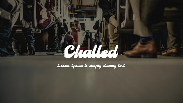 Challed Font