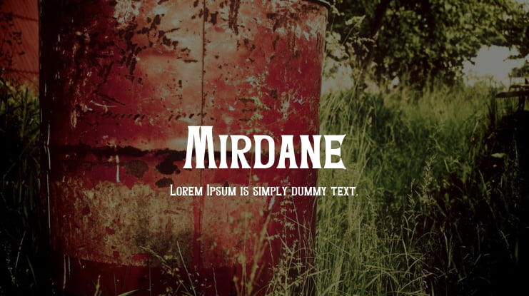 Mirdane Font