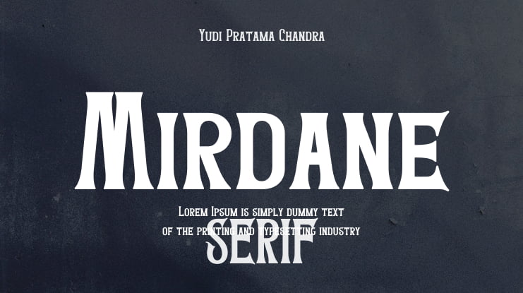 Mirdane Font