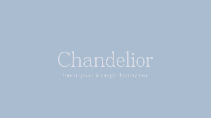 Chandelior Font