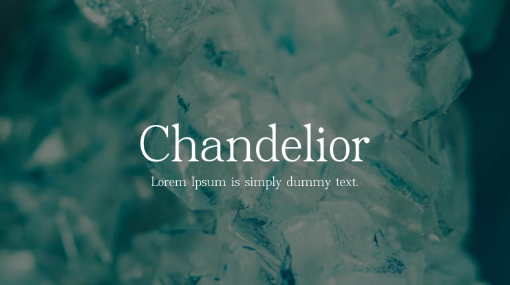 Chandelior Font