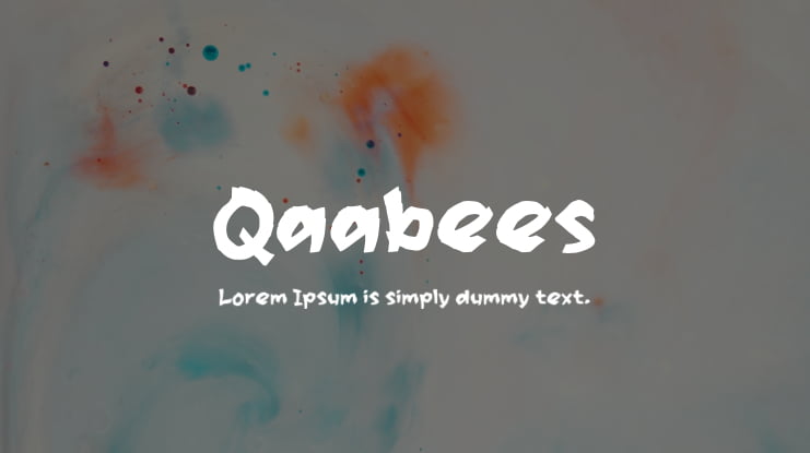 Qaabees Font