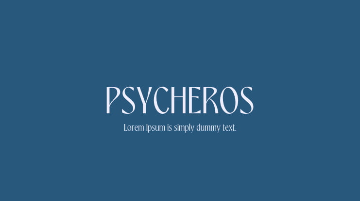 PSYCHEROS Font Family