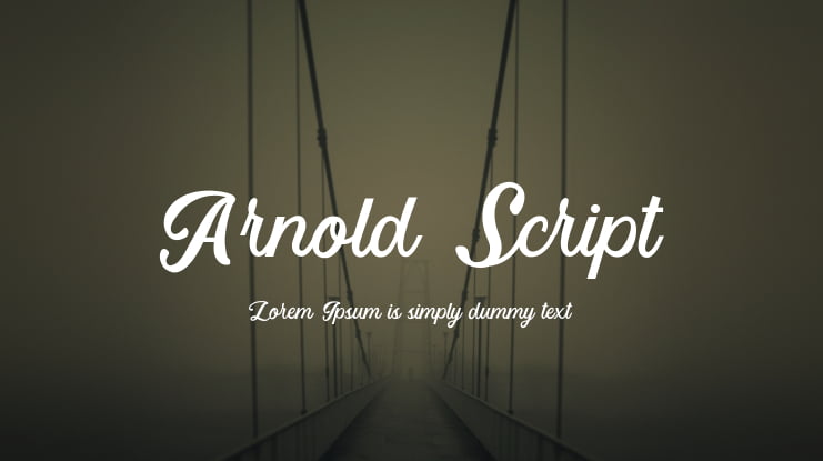 Arnold Script Font