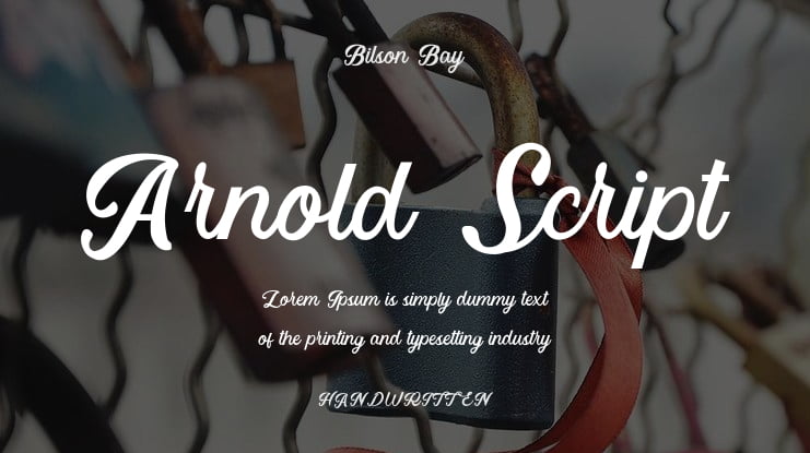 Arnold Script Font