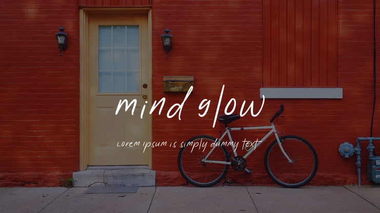 Mind Glow Font