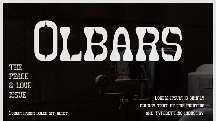 Olbars Font