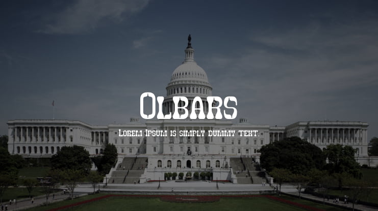 Olbars Font