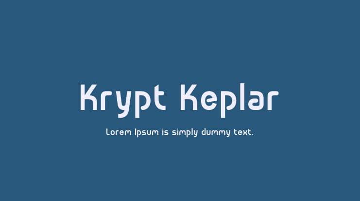 Krypt Keplar Font