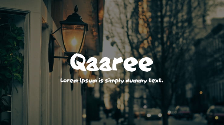 Qaaree Font