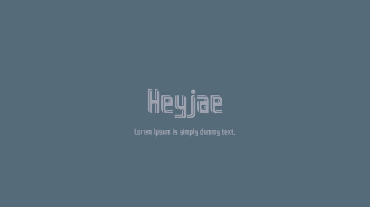 Heyjae Font