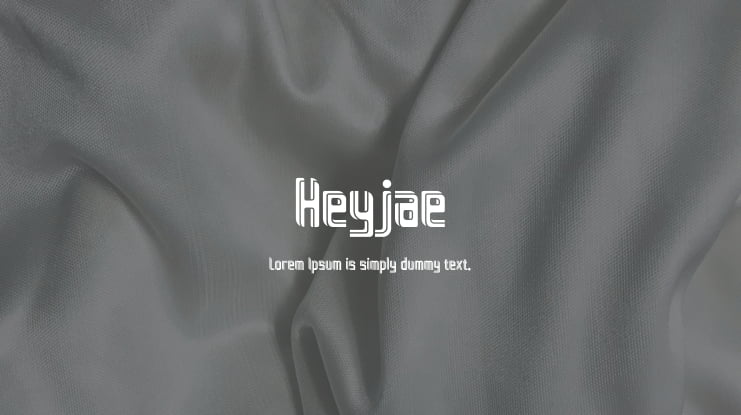 Heyjae Font