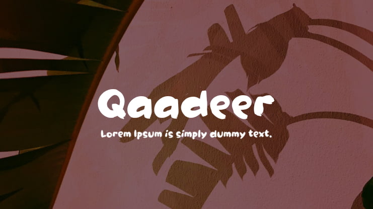 Qaadeer Font