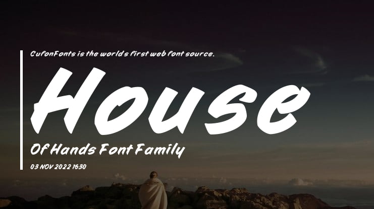 House Of Hands Font