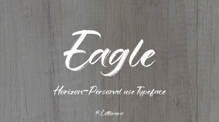 Eagle Horizon-Personal use Font