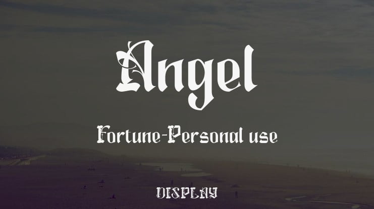 Angel Fortune-Personal use Font