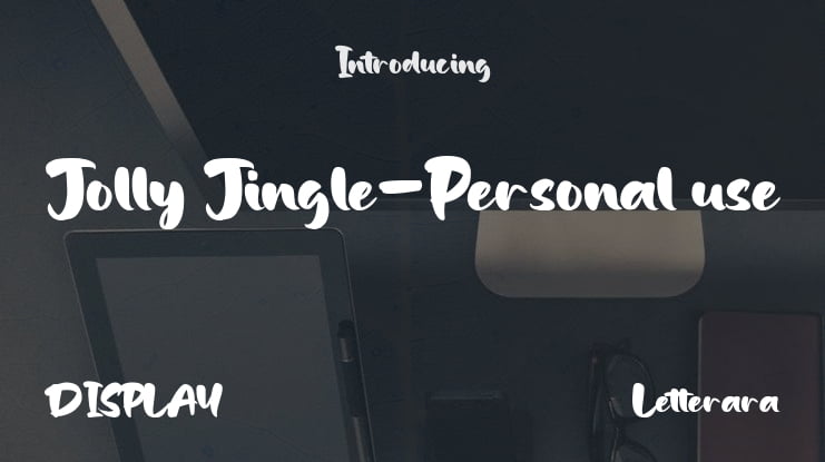 Jolly Jingle-Personal use Font