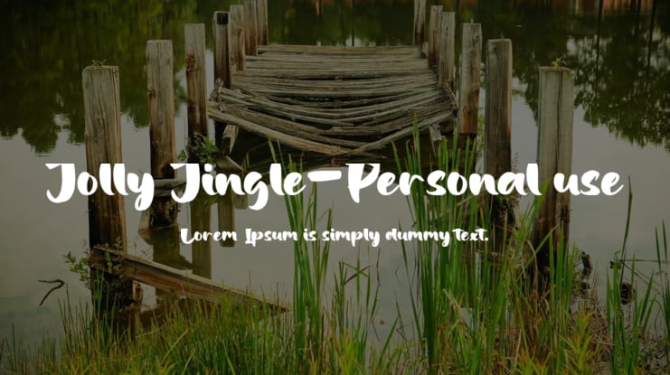 Jolly Jingle-Personal use Font