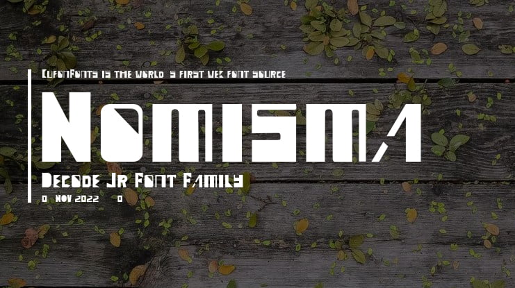 Nomisma Decode Jr Font