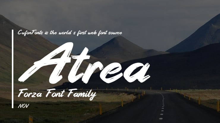 Atrea Forza Font