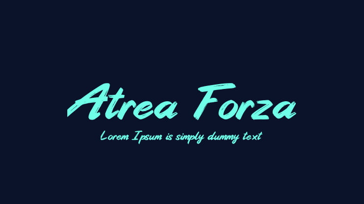 Atrea Forza Font