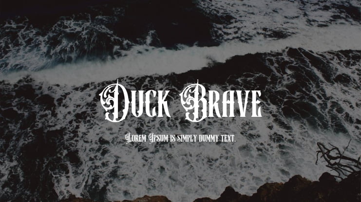 Duck Brave Font