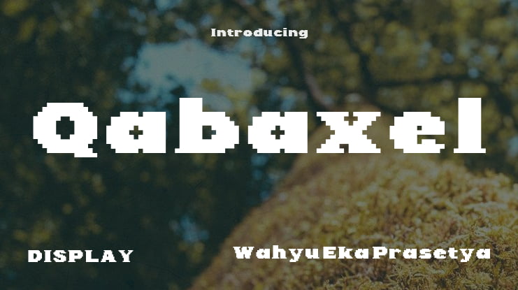 Qabaxel Font