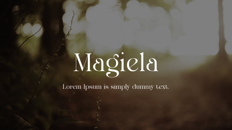 Magiela Font