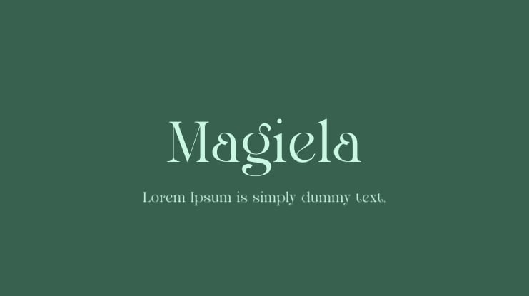 Magiela Font