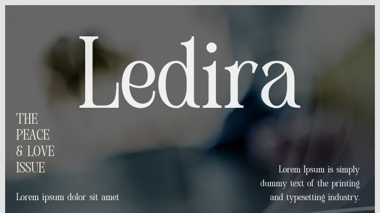 Ledira Font