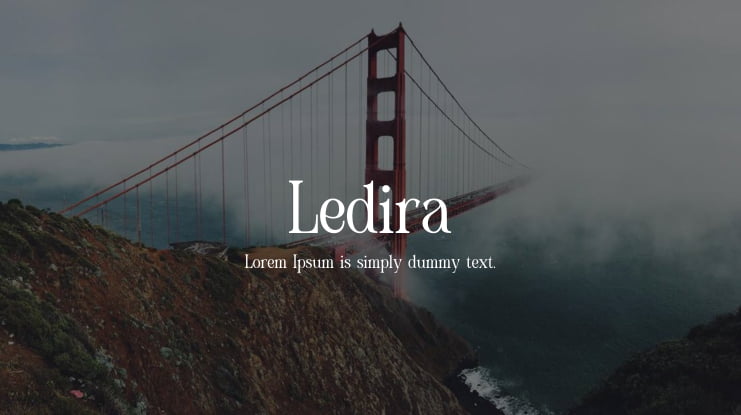 Ledira Font