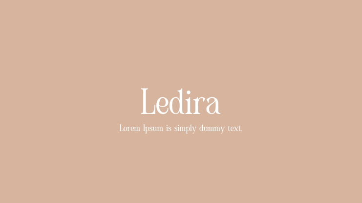 Ledira Font