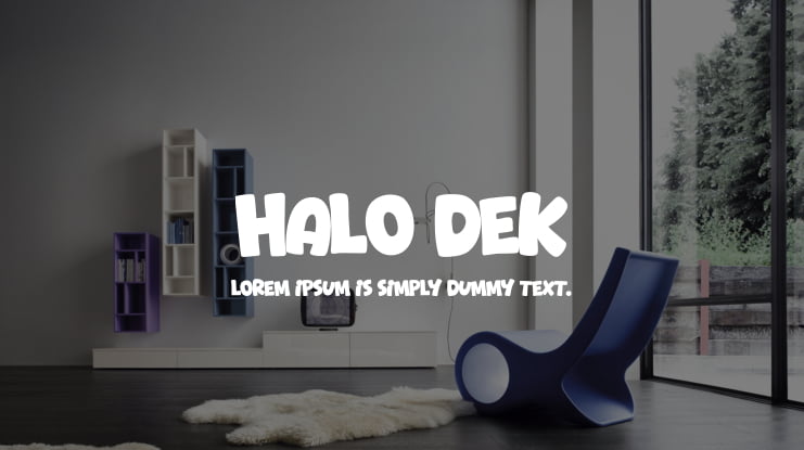 Halo Dek Font