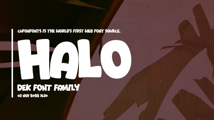 Halo Dek Font