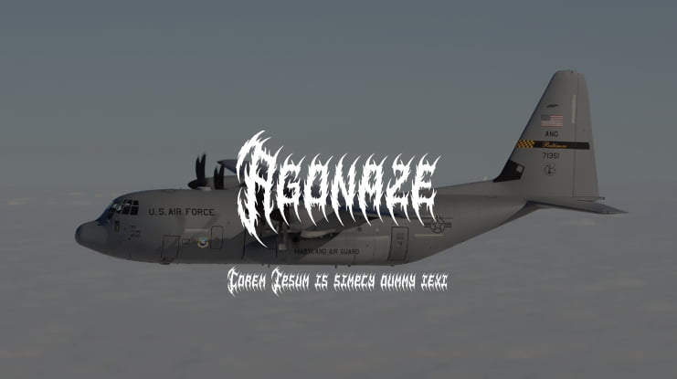 Agonaze Font