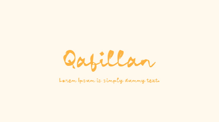 Qafillan Font